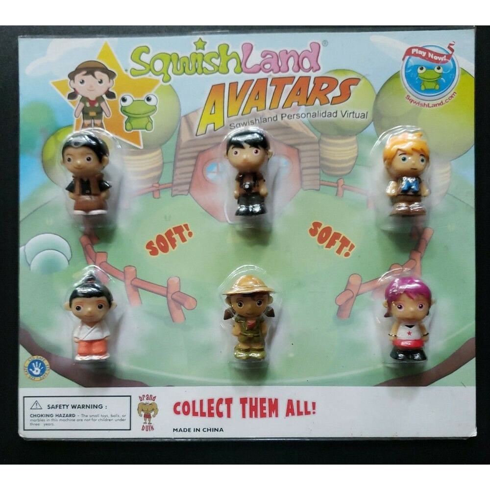 Vintage Squishland Avitars Gumball Vending Machine Header Display Card #288